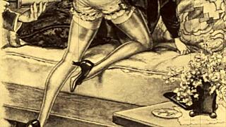 Vintage Erotic Drawings Bring Retro Sensuality to Life