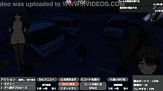 EXPOSED! Anime Hentai Star Serika Goes Naked in Public Coat Game!