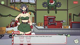 Claus secret surprise xmas hentai ep 4 - boss cock shocks me!