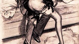 Vintage Erotic Drawings Bring Retro Sensuality to Life