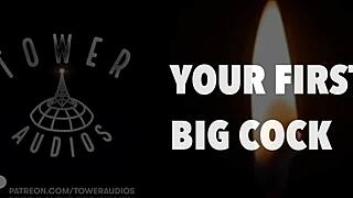 Feel the thrill of your first big cock with dirty talk