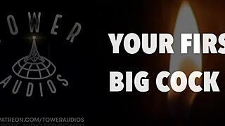 Feel the thrill of your first big cock with dirty talk