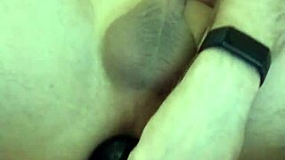 can ya believe i'm pushing in this big black plug?!