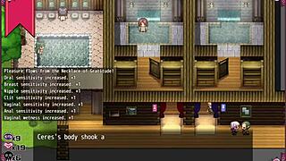 confused witch stripping in the men's bathroom for ceres and the contract guild hentai part 3