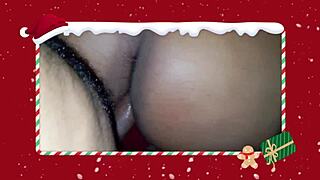Christmas special anal fuck with brazilian amateurs