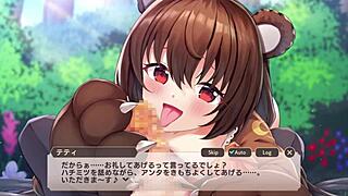 Monster girl TDX giving intense blowjob action