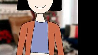 xmas visitor brings holiday cheer to anime cartoon hentai scene