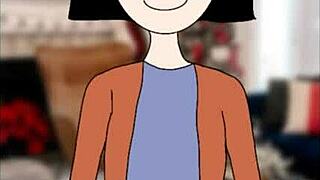 xmas visitor brings holiday cheer to anime cartoon hentai scene