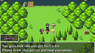 Forming a Wild Group with Three Busty Virgin Girls