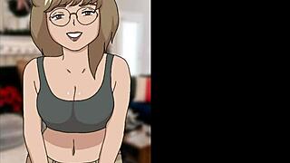 xmas visitor brings holiday cheer to anime cartoon hentai scene