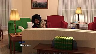 Beautiful Blonde Babe Craves Hard Fucking in 3D Game