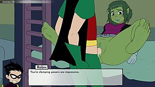 18Titans Part 11 with Raven's Hot Boobjob Action in Anime! 🔥