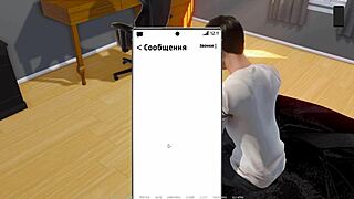 Overwhelmed by Teen Slut with Blue Eyes Sucking Big Cock