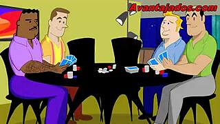 Gay Animated Card Game with Brazilian Flair