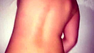 Huge cock delivers creamy titty fuck in restroom tease! Pounded hard!