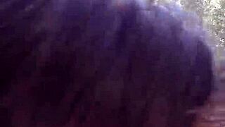 Petite Latina teases with sucking a huge cock and swallowing cum by the riverfront. Care to watch?