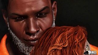 warden brings his big booty wife to calm prison riots with her curves.