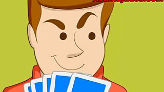 Gay Animated Card Game with Brazilian Flair