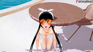 Ever Seen Yor Forger in Bikini Pool Sex POV Action?