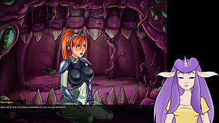 Redhead's wild Starcraft II gameplay ends with a cum shot