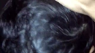 Deepthroat gagging on big cock at the gloryhole bareback