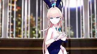 トキ in wild 3d cartoon action, wanna see more? 😍