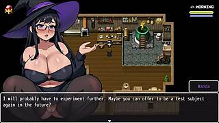 Wow! Naked Beauty Stuns in Public Bath Hentai Game