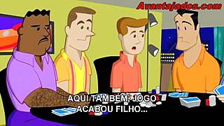 Gay Animated Card Game with Brazilian Flair