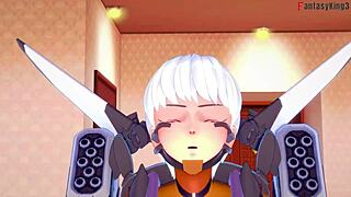 Valkyrie POV Blowjob in 3D Cartoon Apex Legends Fantasy