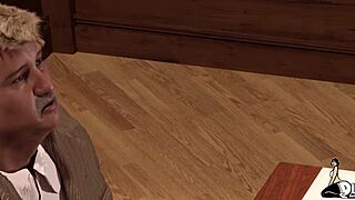 warden brings his big booty wife to calm prison riots with her curves.