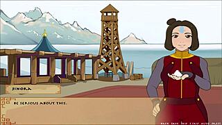 Four Element Trainer Book 5 Slav Part 7 - Busty Korra Gives Handjob