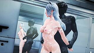 Valkyrie in the Bath 3D Hentai 4K 60FPS Uncensored with Stunning Action