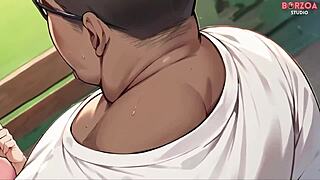 Blonde innocent girl from the park slurps my hard lollipop