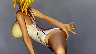 Takaoka Mizuki From Mizugi Kanojo Animation Serves Beer In Hot Scene