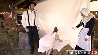 Amish Girls Dive Into Anal Double Penetration! Time To Breed!