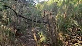 straight stud pounds hungry twink in woods behind school