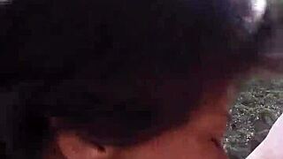 Petite Latina teases with sucking a huge cock and swallowing cum by the riverfront. Care to watch?