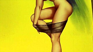 Vintage Erotic Drawings with Sensual Retro Charm