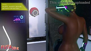 Futa3dx - Horny blue hair bitch craves futa cock to suck! 😈