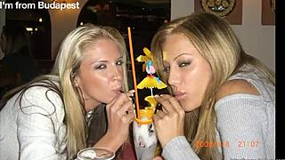 Hungarian blond Bambi shines in erotic makeover video scenes