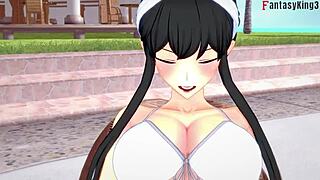 Ever Seen Yor Forger in Bikini Pool Sex POV Action?