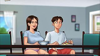 Summer storyline 204: Erotic animecartoon with ecchi elements