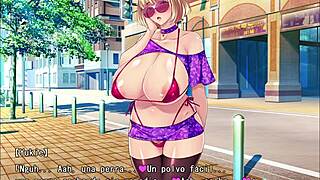 Married woman cheats with her former lover in this anime-style porn game
