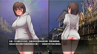 night thrill with anime hentai exposing body at the pole