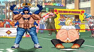 Whoa! Hentai Mugen Brian Battler and Kim Dong Hwan Clash with Power Girl and Raven!