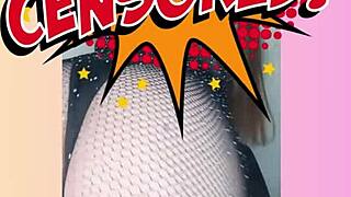 Hell Yeah! Stunning Redhead Megan Fire Delivers Real Strip Tease on Sheer!