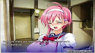 Hole in wall oppai spying