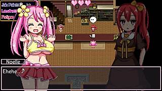 hey, noelle's killing it in part 3 of this pixel art game... riding hard!