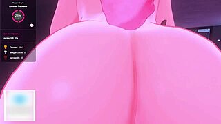 Get dominated by a bunny Vtuber with a big and hard futa cock in this animated porn video