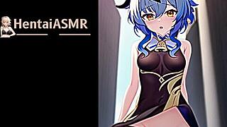 Blue haired cosplay visual journey